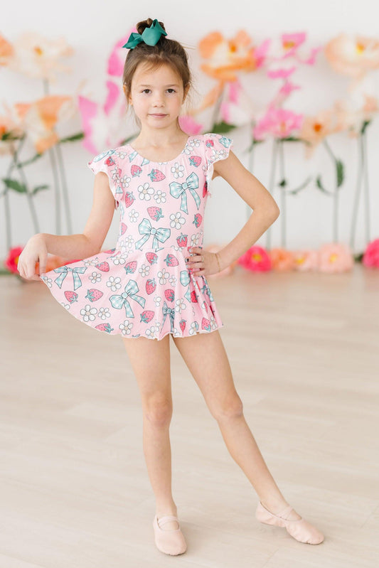 Berry Picnic Twirl Leotard