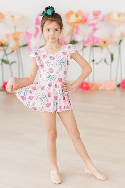 Berry Picnic Twirl Leotard