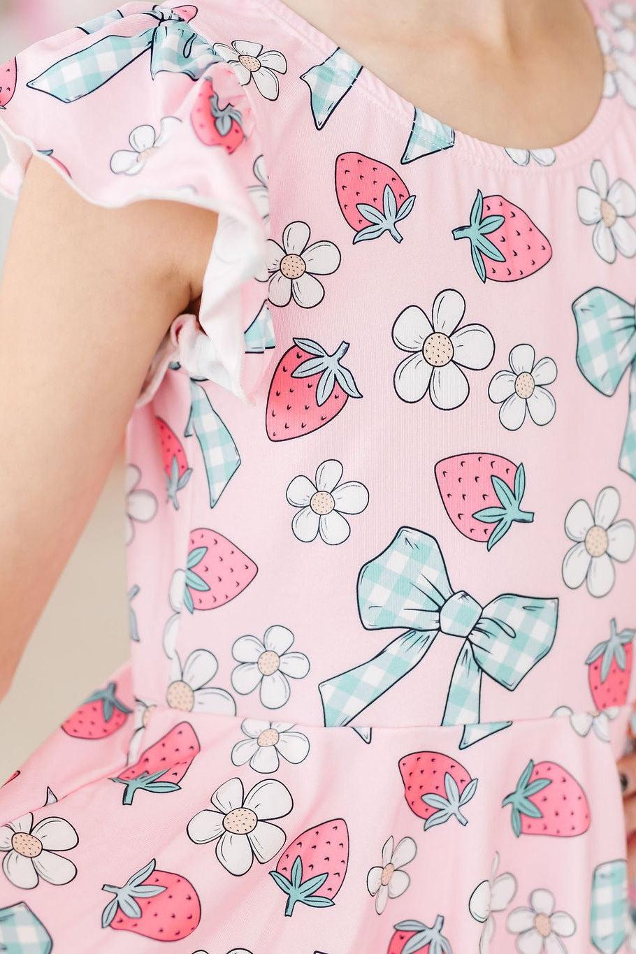 Berry Picnic Twirl Leotard