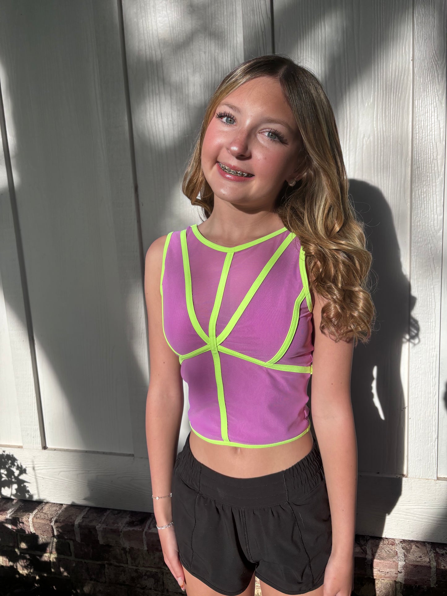 Tiger Friday Mesh Top