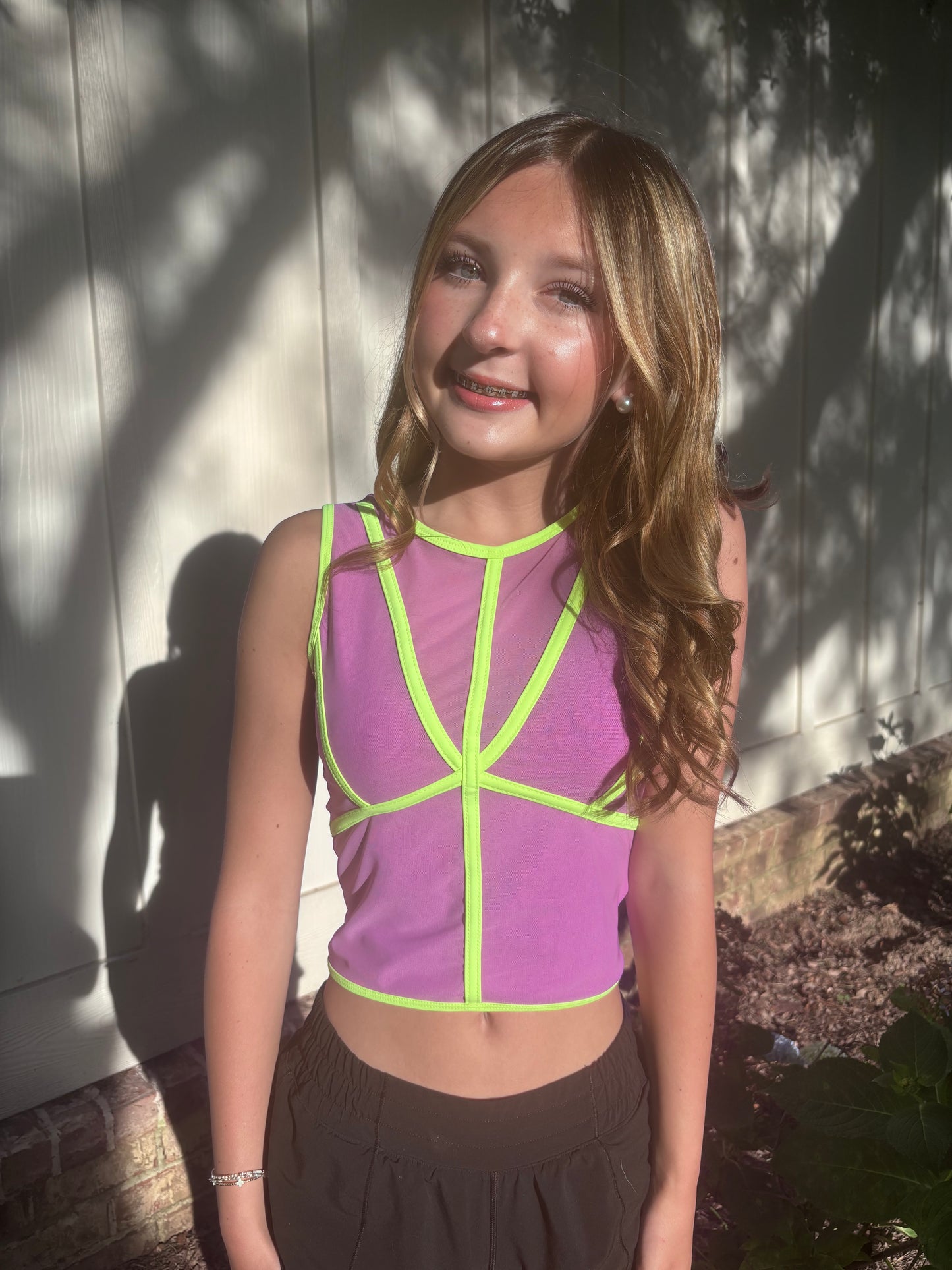 Tiger Friday Mesh Top