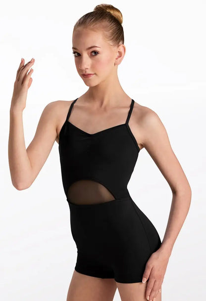 **Pre-Order through August 7** Mesh Inset Camisole Biketard