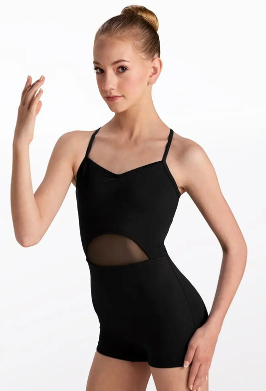 **Pre-Order through August 7** Mesh Inset Camisole Biketard