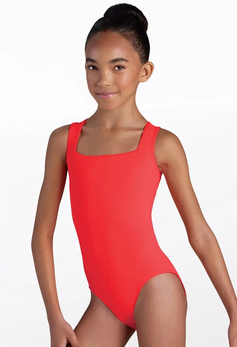 *Pre-order* through August 7!*  Weissman Square Neck Tank Leotard